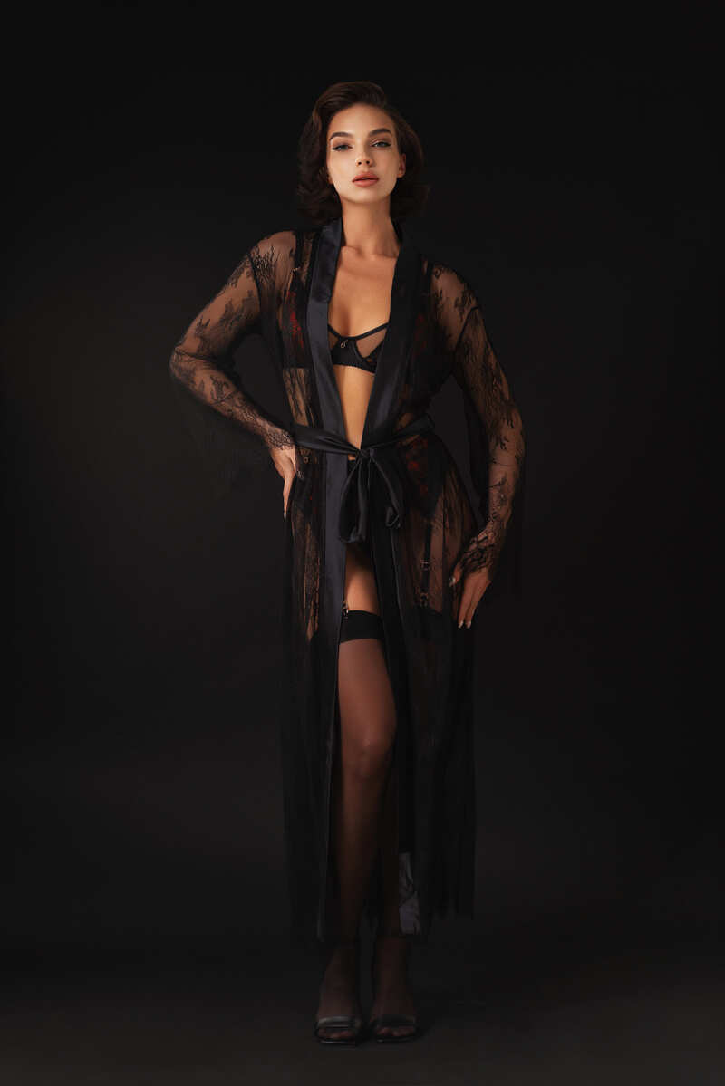 Lace Robe 5019