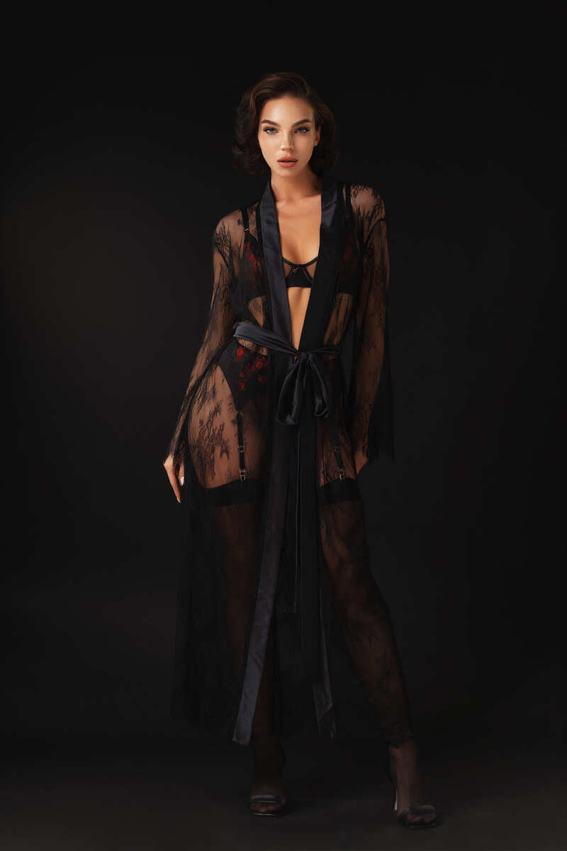 Lace Robe 5018